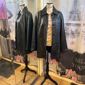 VTG Express Thinsulate Black Leather Jacket